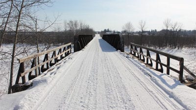 Osaugie Trail in Winter
