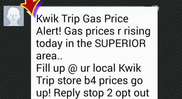 Kwik Trip Warns Superior of Increasing Gas Prices