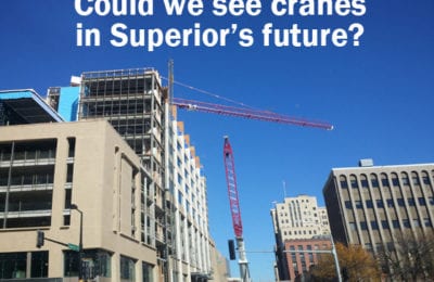Better City Superior hopes to bring cranes to downtown Superior. Informational luncheon October 5, 2016