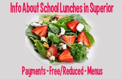 Learn more about the School District of Superior Lunch Program and Free or Reduced meals