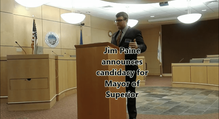 Jim Paine announces candidacy for mayor of Superior | November 23, 2016 | Explore Superior