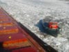 Tug Boat "North Carolina" breaking ice as the Kaye E. Barker began her journey to the Soo Locks